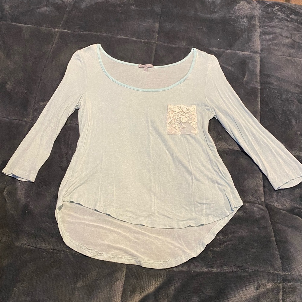 5/$25 High Low 3/4 Sleeve Top